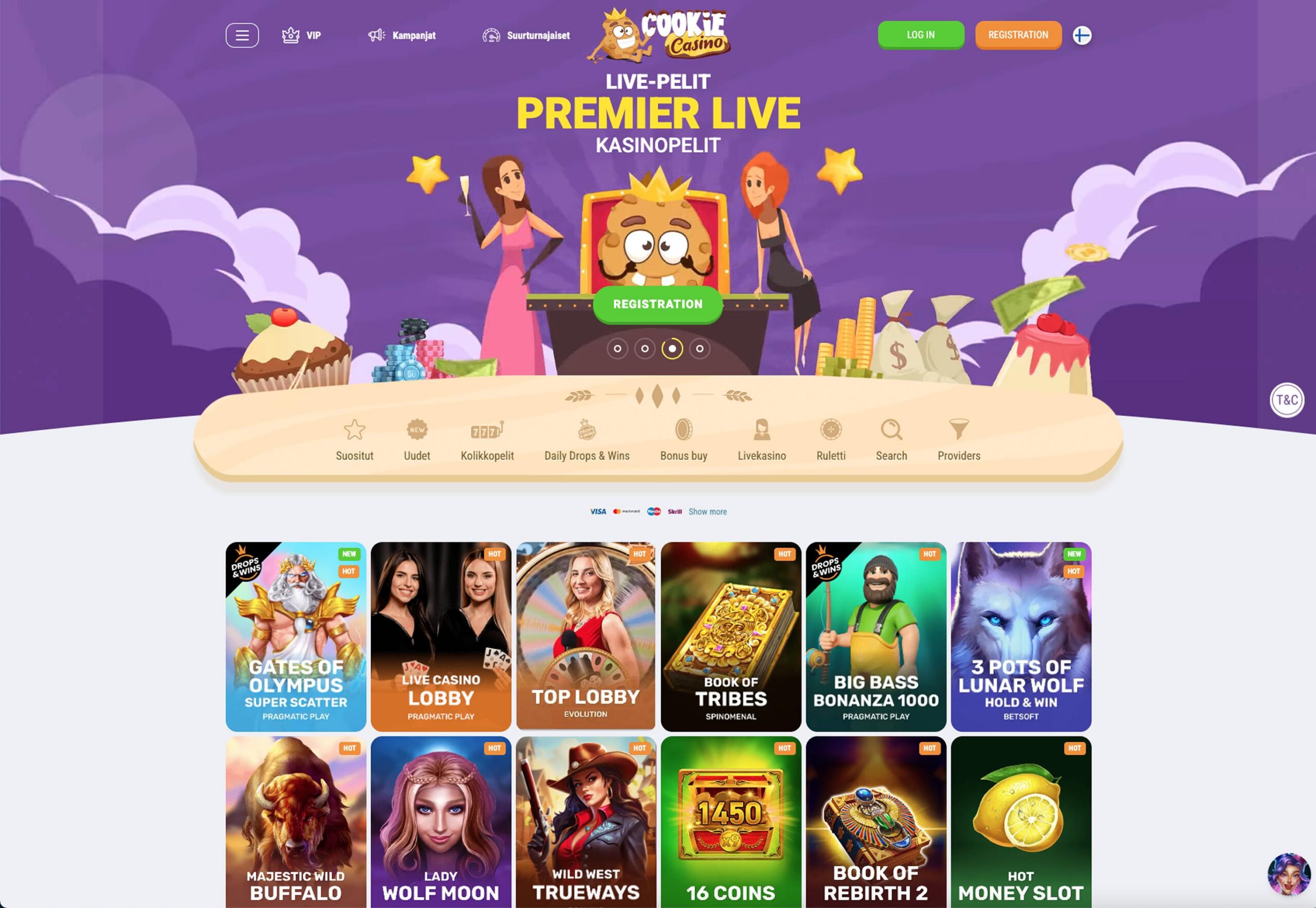 Cookie Casino verkossa Cookie Casino verkossa